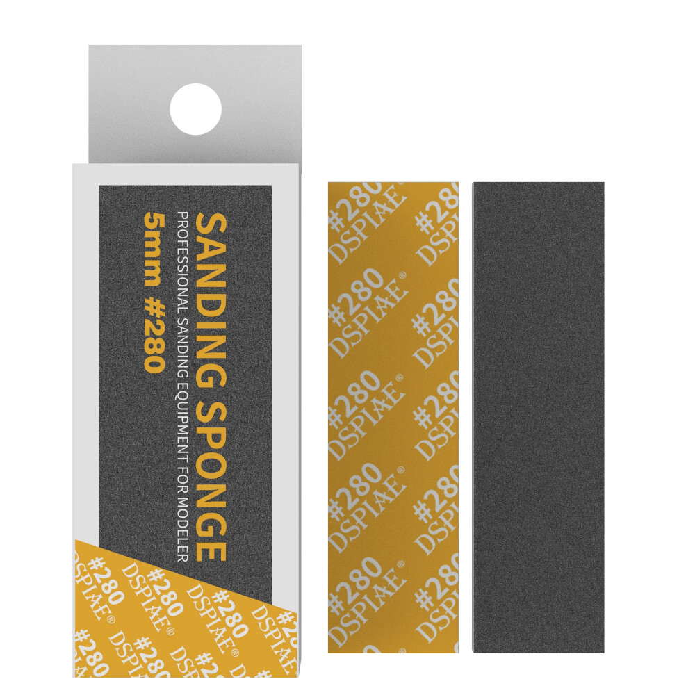DSPIAE - 5mm #280 Sanding Sponge 5pcs - SS5-280