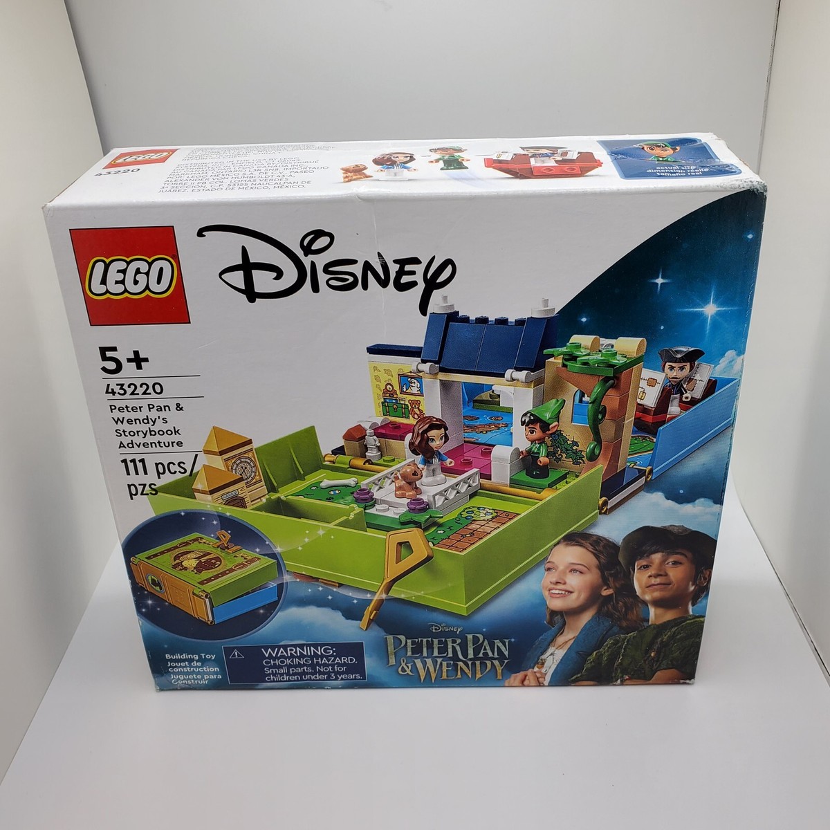 Lego 43220 Disney Peter Pan & Wendys Storybook Adventure (Damaged