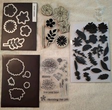 Flower Stamps Floral Dies Stamps Scrapbooking Crafts Stamp Messages Flowers