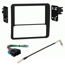 Aftermarket Car Stereo Double Din Radio Install Kit for 1998-2001 GM Mini Trucks