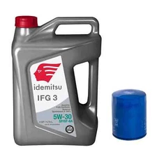 5QTS. IDEMITSU 5w-30 Synthetic Oil + Oil Filter 15208-AA15A for Subaru