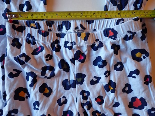 Girls Leggings Size 10/12 Arizona Medium So Large Plaid and Blue Animal Print - Picture 13 of 15