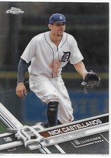 2017 Topps Chrome Baseball Nick Castellanos Tigers
