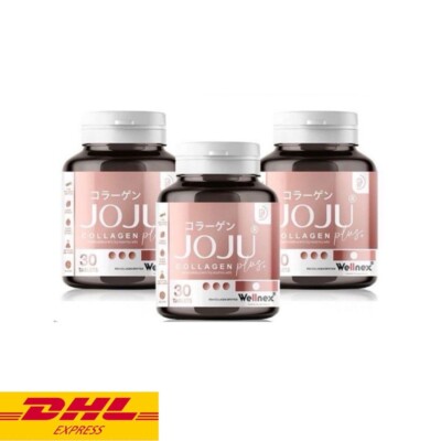 3x JOJU Collagen Plus Dipeptide Chewable Smooth Younger Skin Bright Anti-aging
