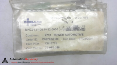 MOELLER PRECISION TOOL MHC013-100 P=12.0000  -,, SEE DESC #268555