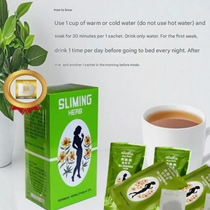 Abnehmen Deutsch Kräuter Abnehmen Tee Verbrennung Diät Slim Fit Schnell Entgiften Abführmittel 50 Beutel - Bild 4 von 4