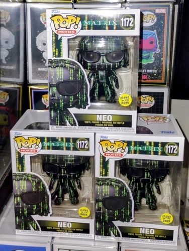 Funko Pop! Movies Neo #1172 The Matrix Glows In The Dark