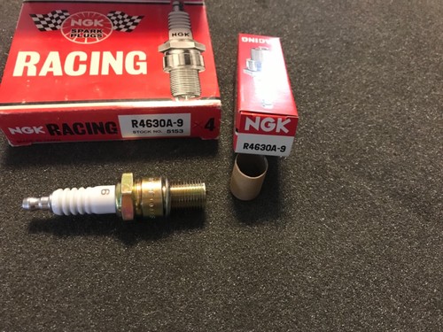 4 pc. NGK SPARK PLUGS Part # R4630A-9 / Stock # 5153 Racing Performance Plugs - Picture 2 of 3