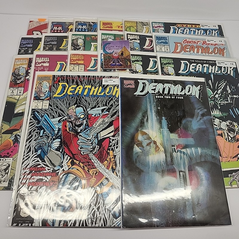 Deathlok Comic Book Lot Marvel Comics Mixed Run Punisher MCU 20 Books