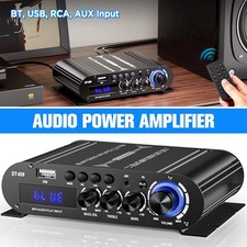 Bluetooth Sound Power Amplifier 2.1 Channel HIFI Home Digital Audio Amp Receiver