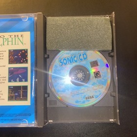 Sonic CD For Sega CD CIB Complete Vintage Collectible Excellent Condition Item