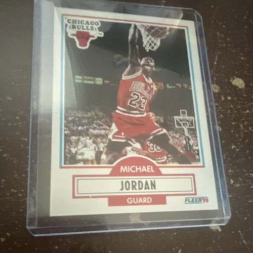 Fleer 1990-91 Michael Jordan #26 Chicago Bulls Basketball Card Base