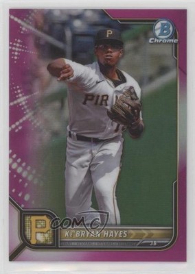 2022 Bowman Chrome Fuchsia Refractor 51/299 Ke'Bryan Hayes #49 hv1