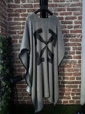 Off-White Virgil Abloh Vintage Mens Poncho Kn...