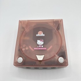 SEGA Dreamcast Hello Kitty Pink Console Keyboard VMU Tested Japan Y0012