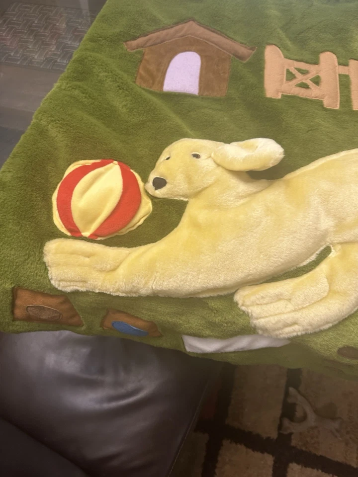 Carsten's Yellow Lab/Labrador Kid's/Children's Sleeping Bag w/Plush Foto 3 de 4