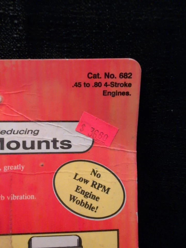 DU-BRO номер Крепление двигателя для радиоуправляемых самолетов 682 детали .45-.80 4-тактное DUB682 - Изображение 2 из 3