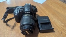 Nikon D3100 14.2MP Digital SLR Camera w/ VR 18-55mm Lens - Black Inc Bat  Charg