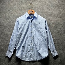 Ralph Lauren Button Down Shirt Kids Size 8 Blue Long Sleeve Cotton Polo Pony