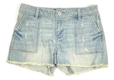 NWT Polo Ralph Lauren Girls Vintage Frayed Edge Denim Shorts sz 12