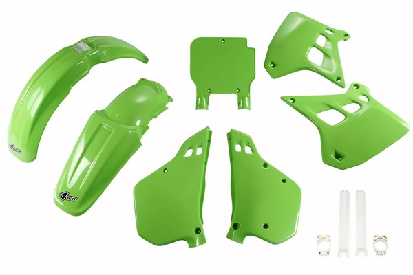 Kunststoff Verkleidung Kit Komplett Gloss UFO Kawasaki Kx 250 Kakit188F@999A-image