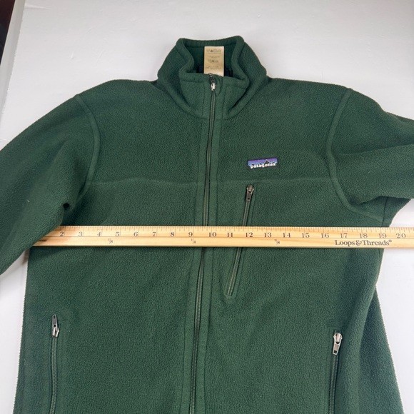 Patagonia Simple Synchilla Jacket Men's Small Green Gorpcore Full Zip Fleece thumbnail 8