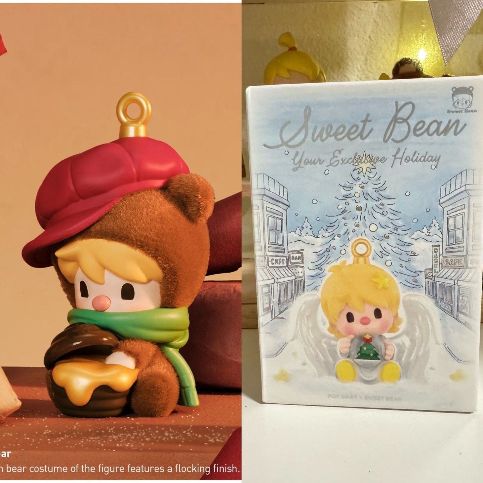 POP MART Sweet Bean Your Exclusive Holiday Series Figures (Honey Bear)