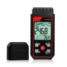 Digital Tachometer Noncontact Laser Photo Sensor Rotation Speed Tach Meter, 2...