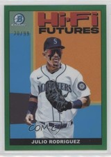 2022 Bowman Hi-Fi Futures Green Refractor 20/99 Julio Rodriguez #HIFI-4 4i1