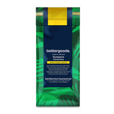 bettergoods Single Origin Sumatra Whole Bean Coffee, Dark Roast, 10 oz 12.74 per pound