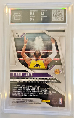 2024-25 Panini Prizm - LeBron James #130 Silver Prizm for sale