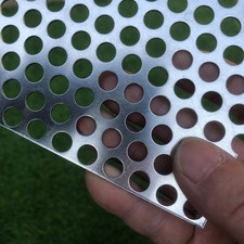 Aluminum Perforated Metal Sheets 16 Gauge 11.8 inch by 5.9 inch Expanded Meta...