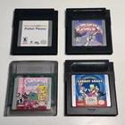 Nintendo Game Boy Lot of 4- Planner, Sabrina, & Bugs Bunny Games