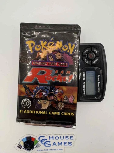 Team Rocket 1st Edition Booster Pack HEAVY Sealed 21g Jesse James #B *CCGHouse