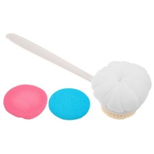 1 Set Gentle Exfoliating Back Scrubber Brush with Ergonomic Grip for Shower Use