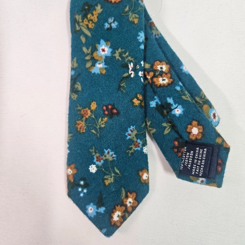 Nueva corbata Penguin by Munsingwear para hombre verde floral 2,25"x 59" Foto 3 de 4