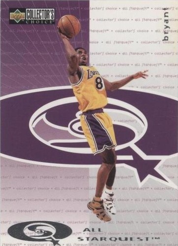 1997-98 KOBE BRYANT UPPER DECK CHOICE STARQUEST EMERALD RED CARD 