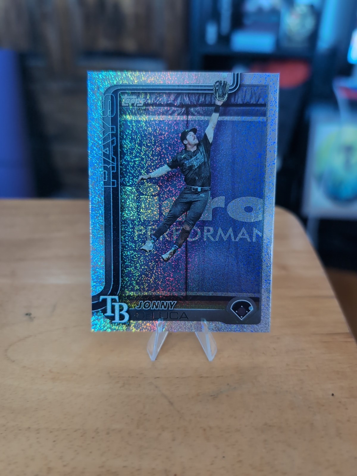 2025 Topps Series 2 - JONNY DELUCA Tampa Bay Rays #516 Sandglitter