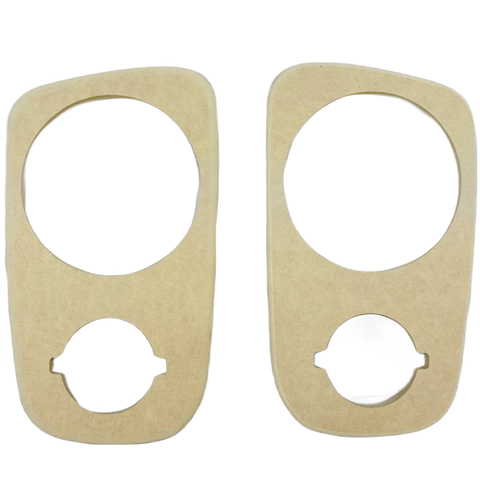MEGA BASS Suburban Tahoe Yukon Rear Door Pod Baffles 1x 6.5" 1xTw Speaker Ring Pods MDF