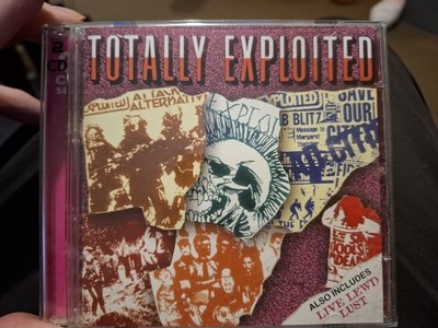The Exploited: Totally Exploited: includes Live Lewd Lust CD 2 Disc As New