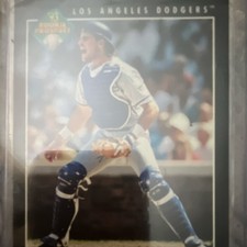 Pinnacle 1993 Rookie Prospect Mike Piazza #252 Los Angeles Dodgers Baseball Card