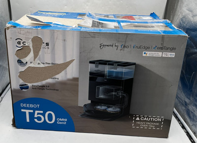 ECOVACS Deebot T50 Omni Black Gen2 Saugroboter mit Wischfunktion  #TK3155A--