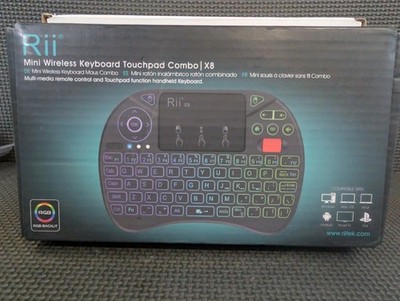 Rii X8 mini wireless keyboard and touchpad combo