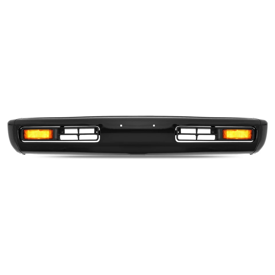 Black Front Bumper Grille w/Lamp For Nissan Pathfinder D21 Pickup 1993-1995 - Imagem 3 de 4