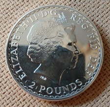 Britannia Silver Bullion £2 Coin 2014 Excellent Condition