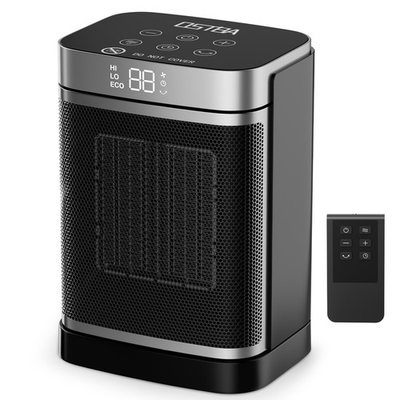 #ad Portable Space Heater for Indoor Use 1500W Ceramic Electric Heater w Thermostat $42.99