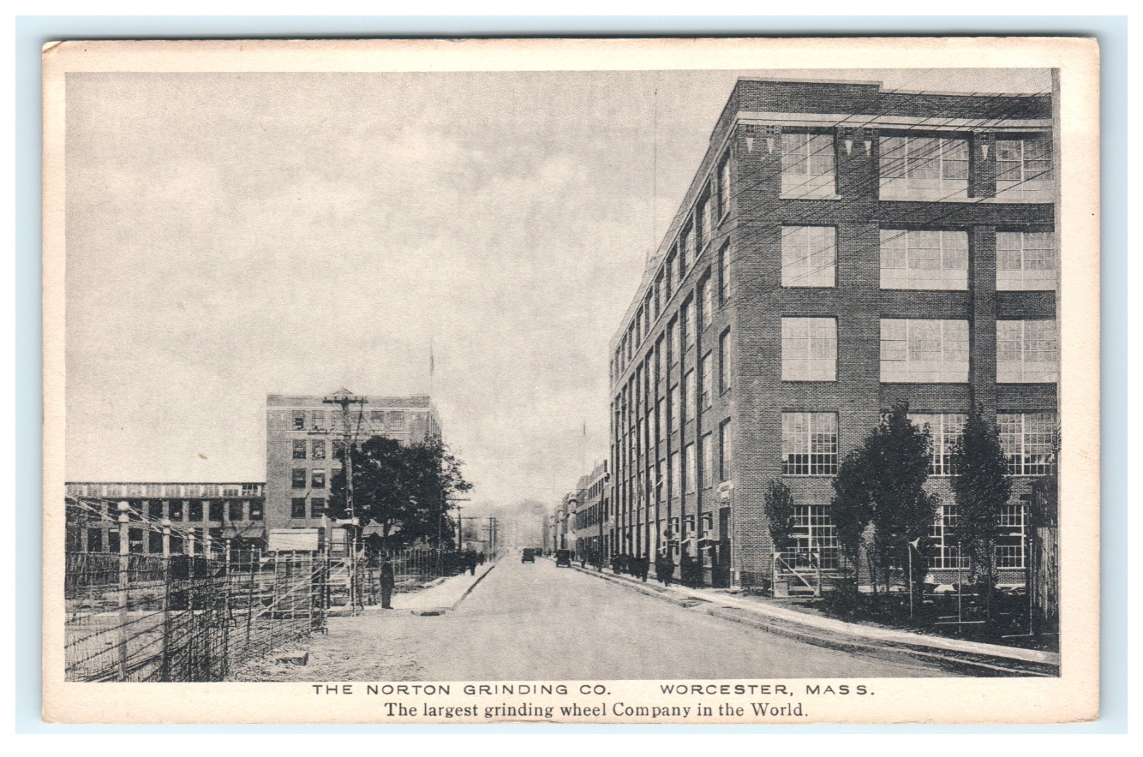 The Norton Grinding Co. Worcester MA, Massachusetts - Early Exterior View