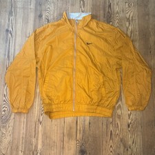 Vintage Nike Jacket Mens L Yellow Track Full ...