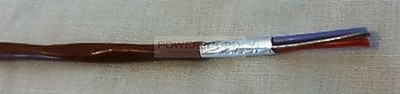 Thermocouple Wire Type T AWG 20, Solid PFA/PFA 2 Cond Shielded TT-20-FF90 50FT