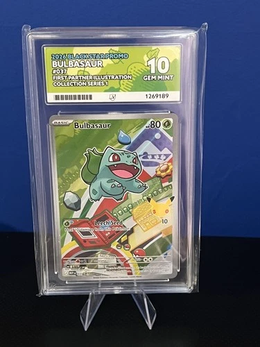 Bulbasaur 037 Ace 10 Perfect Subgrades First Partner Pokemon TCG
